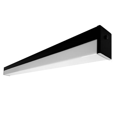 Envision LED C-Line, Eco Linear fixture, 5CCT Selectable 50k/40k/35k/30k/27k, Black, LED-ELIN-4FT-3P50-5CCT-BL