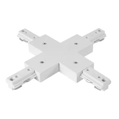 Envision LED X-Connector, connect two track sections at an cross angle, White, TS3-SM-X-WH