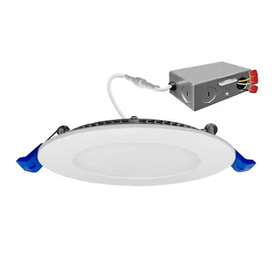 Envision LED 6" Slim Panel Wafer 120-277V 0-10, 3CCT Selectable 30K/40K/50K, White, LED-SL-PNL-6R-14W-5CCT-0/10V