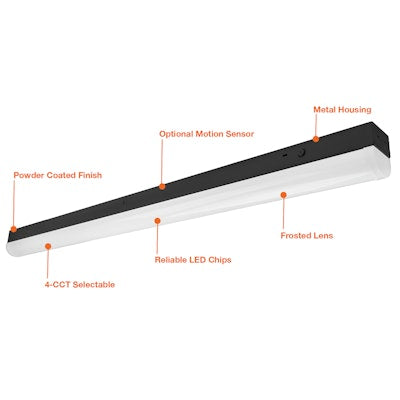 Envision LED 2 ' Round Strip, 4CCT,LED-RST-2FT-20W-4CCT-BL