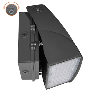 Envision LED Full Cut Off Wall Packs Adjustable, AFC-Line, 3CCT Selectable 30k/40k/50k, Black, LED-WPFC-ADJ-3P80W-TRI-BL