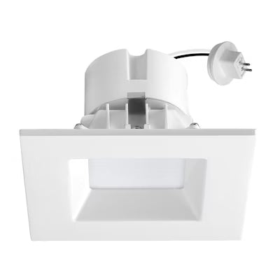 Envision LED 4" Low Voltage Premium Downlight Square, 5CCT Selectable 27K/30K/35K/40K/50K, White, LED-EDL-SQ-4-10W-5CCT-WH-12V