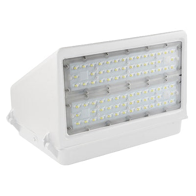 Envision LED Full-Cutoff Wall Pack, FC-Line, 3CCT Selectable 30k/40k/50k, White, LED-WPFC-5P150-TRI-WH-PC