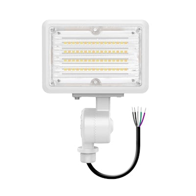 Envision LED Mini Area Floodlights, XS-Line, 3CCT Selectable 30k/40k/50k, White, LED-FL-15W-TRI-WH-KNYK-PC