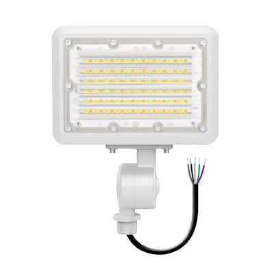 Envision LED Mini Area Floodlights, XS-Line, 3CCT Selectable 30k/40k/50k, White, LED-FL-30W-TRI-WH-KNYK-PC