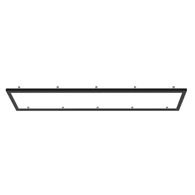 Envision LED 1x4 LED Panel, Backlit-Line, Black, BPL-1x4-TRIM-BL