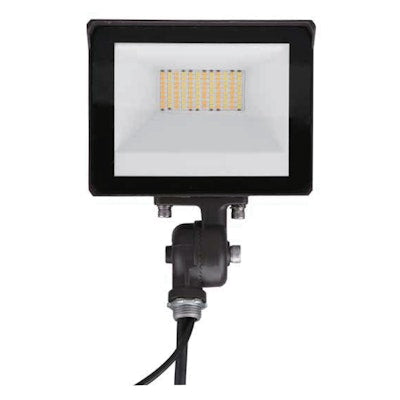 Envision LED Mini Flood Light, ARCY-Line, 3CCT Selectable 30k/40k/50k, Bronze, LED-ARL3-ARC-3P30-TRI-BZ-UNV-KNT-PC