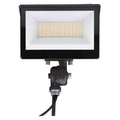 Envision LED Mini Flood Light, ARCY-Line, 3CCT Selectable 30k/40k/50k, Bronze, LED-ARL3-ARC-3P100-TRI-BZ-UNV-KNT-PC