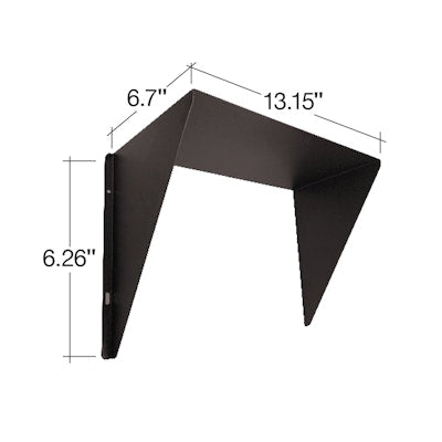 Envision LED ARL3 House Side Shield, Bronze, ARL3-240-300W-HSS-BZ