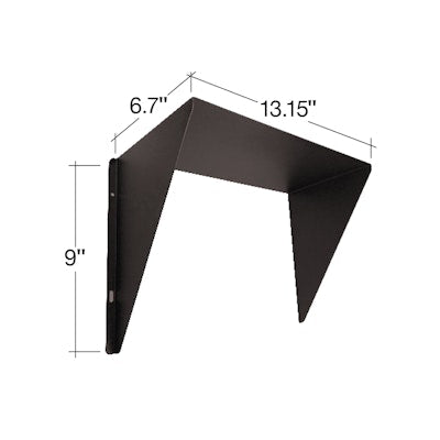 Envision LED ARL3 House Side Shield, Bronze, ARL3-450W-HSS-BZ