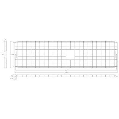 Envision LED LHB, Wire Guard 4' 3P220 & 320, White, LHB-3P-4FT-WG