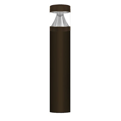 Envision LED 22" Bollard Base, Round, Bronze, BLD-3P22-RD-UNV-BZ-22