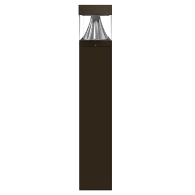 Envision LED Bollard Square Bronze Square Cone Flat Top, Bronze, LED-BLD-3P22-SQ-5CCT-UNV-CN-FL-BZ-44