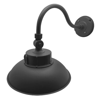 Envision LED Gooseneck Area Light, Bolt-Line, 3CCT Selectable 30k/40k/50k, Bronze, LED-GNB-3P50-TRI-BL-PC