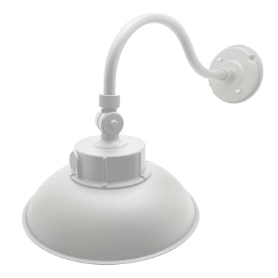 Envision LED Gooseneck Area Light, Bolt-Line, 3CCT Selectable 30k/40k/50k, Bronze, LED-GNB-3P50-TRI-WH-PC