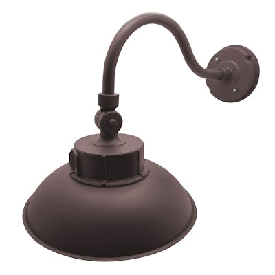Envision LED Gooseneck Area Light: Bolt-Line, LED-GNB-3P50-TRI-BZ-PC