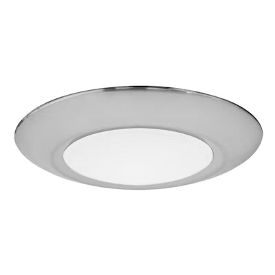 Envision LED 6" Disk Lite, Cusp-Line, 3CCT Selectable 30K/40K/50K, Brushed Nickel, LED-CDSK-6-15W-TRI-BN