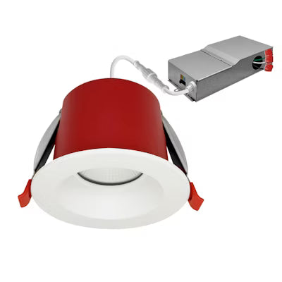 Envision LED 4" Regressed Downlight 5CCT, 5CCT Selecatble 27K/30K/35K/40K/50K, White, LED-DLJBX-4RG-15W-5CCT-FR-WH-R