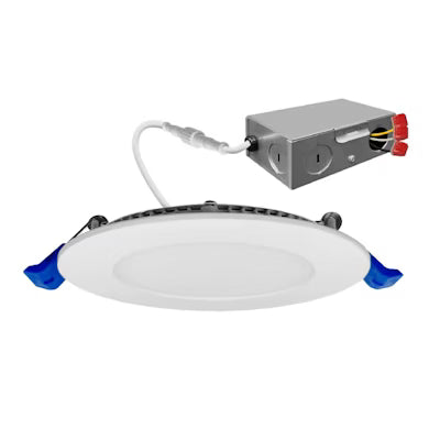 Envision LED 3" Round Slim Panel Wafer Downlight, 5CCT Selectable 27K/30K/35K/40K/50K, White, LED-SL-PNL-3R-8W-5CCT-WH