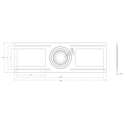 Envision LED Universal Construction Plate, 2" 3" 3.5" 4" 5" 6" Canless Downlights, CUNV-JBX-RI-XL
