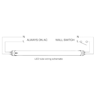 Envision LED 4 ' T8 Emergency Battery Backup Built IN 500LM During EM Mode, 1CCT Selectable 30K, Frosted, LED-T8-EM-4'-15W-30K