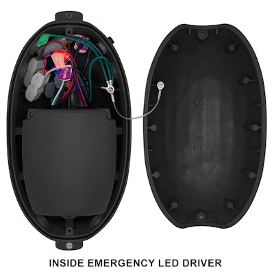 Envision LED RHB3, Emergency Back Up, Black, LED-EMB-30W-HV-UFO-BL