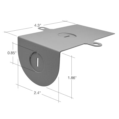 Envision LED BDD, J-Box Cover, Silver, BDD-JBX-SLV