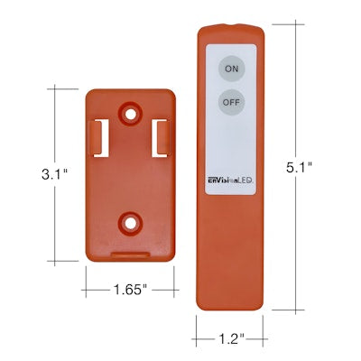 Envision LED RHB3, Emergency Back Up Test Button Remote Control, UFO-TEST-CTR