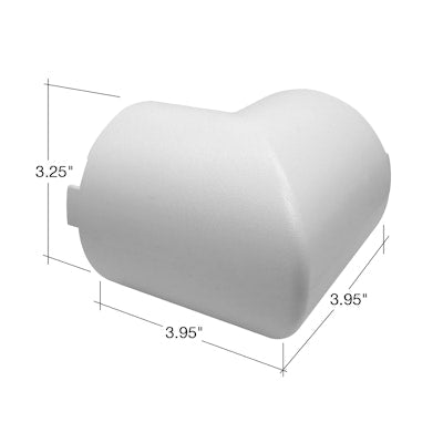 Envision LED L-Shape Connector, White, TBL-L