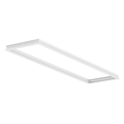 Envision LED 1x4 Flange (Drywall) Kit, White, LED-PNL-1x4-FLNG