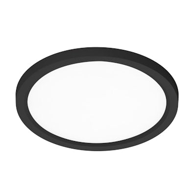 Envision LED 19" Surface Mount Round, Slim-Line, 5CCT Selectable 27k/30k/35k/40k/50k, Black, LED-SLDSKR-19-35W-5CCT-BLK