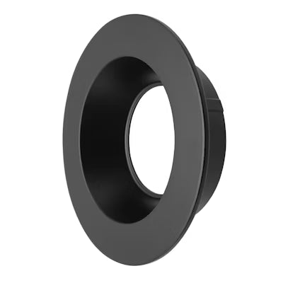 Envision LED MDJBX-3, Round Smooth Trim, Black, MDJBX-4-TRIM-BLK-R