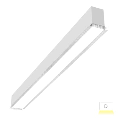 Envision LED ARCY-Line, 1' Architectural Linear fixture (Trimless), 5CCT Selectable 50k/40k/35k/30k/27k, White, LED-ALIN2-1FT-3P12-D-5CCT-WH-TML