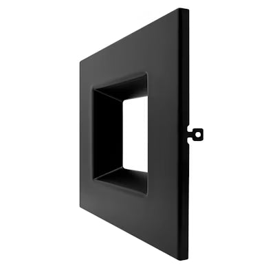 Envision LED DL-SQ-4  Smooth Trim, Black, DL-SQ-4-TRIM-BLK-SM
