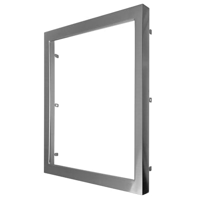 Envision LED SLDSKSQ, 5" Snap on Trim, Brushed Nickel, SLDSKSQ-5-TRIM-BNI