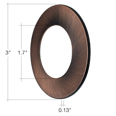 Envision LED Undercabinet Puck Trim , Copper, LED-PCK-TRIM-CP