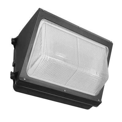 Envision LED Regular Wall Pack, Full-Line , 3CCT Selectable 30k/40k/50k, Bronze, LED-WPF-5P120-TRI-BL-PC