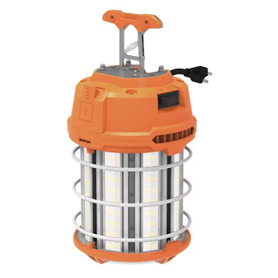 Envision LED 100W Work Light w/ 35' Cable, 1CCT Selectable 5000K , Orange, LED-WKL-100W-50K-35