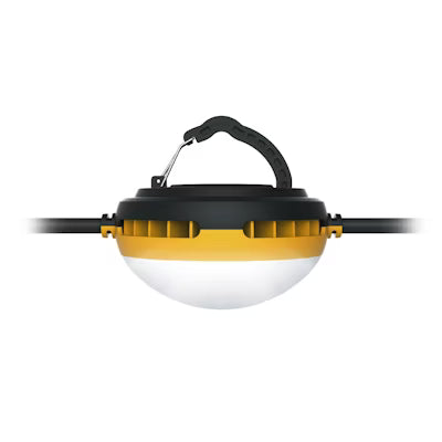 Envision LED 5 Piece / 50 Feet String Work Light, 1CCT Selectable 5000K, Orange, LED-WKL-SL-5-80W-50K