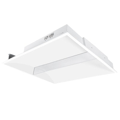 Envision LED 2X2 LED Center Basket Th" LuxLume Troffer, 4CCT Selectable 30k/35k/40k/50k, White, LED-CBT-TL-2X2-3P40-4CCT