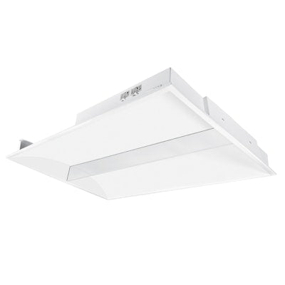 Envision LED 2X4 LED Center Basket Th" LuxLume Troffer, 4CCT Selectable 30k/35k/40k/50k, White, LED-CBT-TL-2X4-3P50-4CCT
