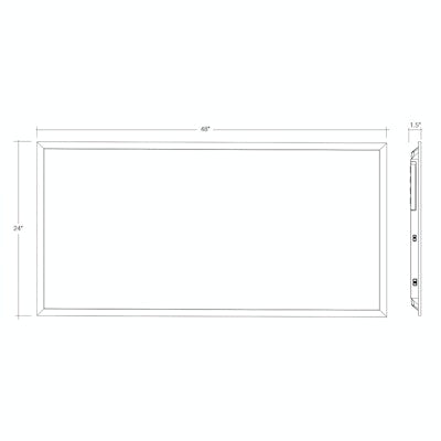 Envision LED 2X4 LED Panel, BackLit Line, 5CCT  Selectable 30k/35k/40k/50k/65k, White, LED-BPL-2X4-3M50-5CCT