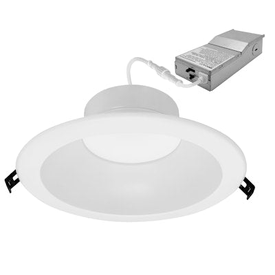 Envision LED 8" Commercial Downlight, CMD-Line, 5CCT Selectable 27k/30k/35k/40k/50k, White, LED-CMDEX-8-3M30-5CCT-CUNV