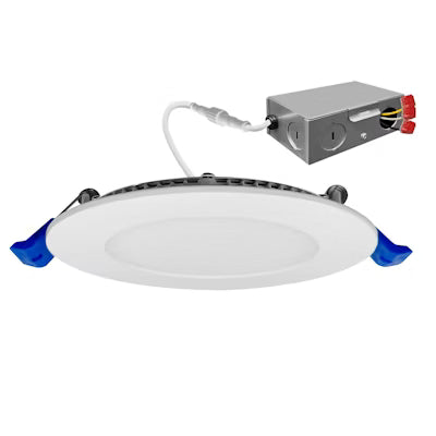 Envision LED 10" Round Slim Panel Wafer 0-10, 5CCT Selectable 27K/30K/35K/40K/50K, White, LED-SL-PNL-10R-22W-5CCT-0/10V