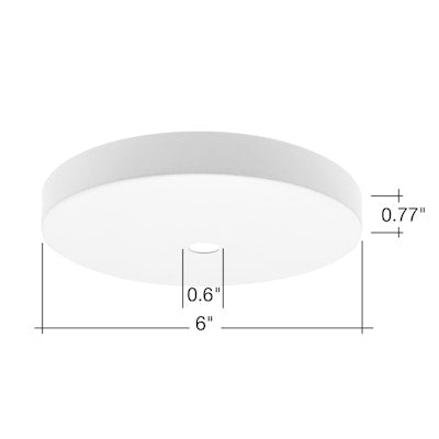 Envision LED Surface Mount Canopy, White, CACM-SH-SM-WH
