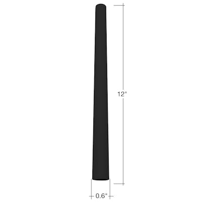 Envision LED Surface Mount Stem, Black, CACM-STM-1FT-BL