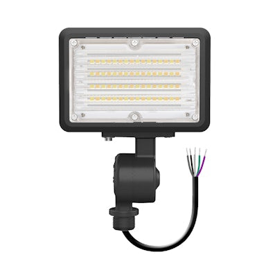 Envision LED Mini Area Floodlights, XS-Line, 3CCT Selectable 30k/40k/50k, Black, LED-FL-15W-TRI-BL-KNYK-PC