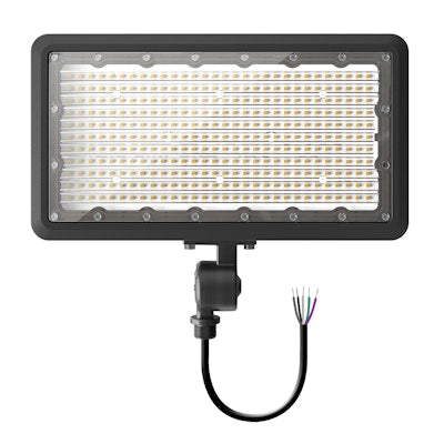 Envision LED Mini Area Floodlights, XS-Line, 3CCT Selectable 30k/40k/50k, Black, LED-FL-3P150-TRI-BL-KNYK-PC