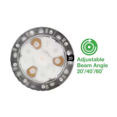 Envision LED, MR-16 LED Lux-Line, 1CCT Selectable 2700K, Black, LED-MR16-4W-27K-3B-BL