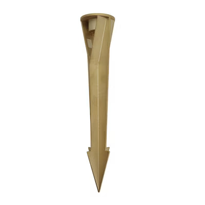 Envision LED Brass Stake 10" Heavy Duty, Brass, STK-HD-1/2-BR